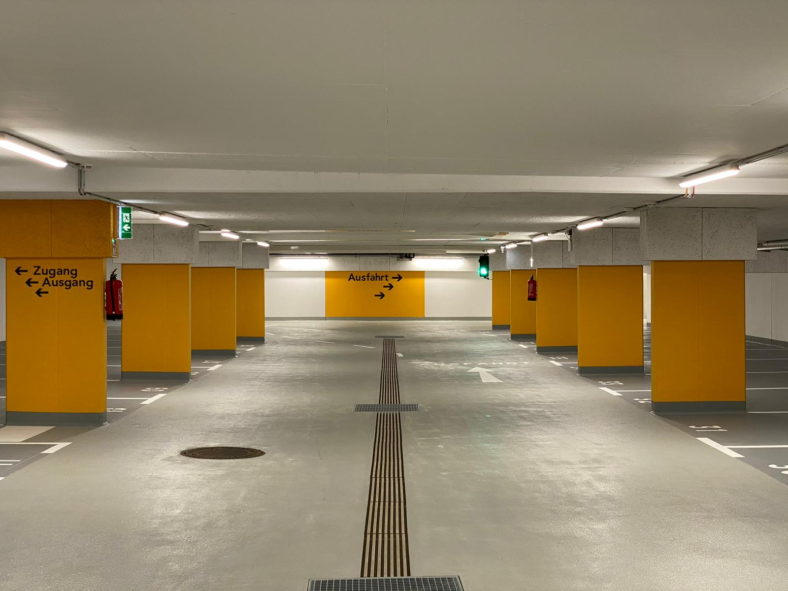 Hauseigene Tiefgarage Therapiezentrum Wörgl